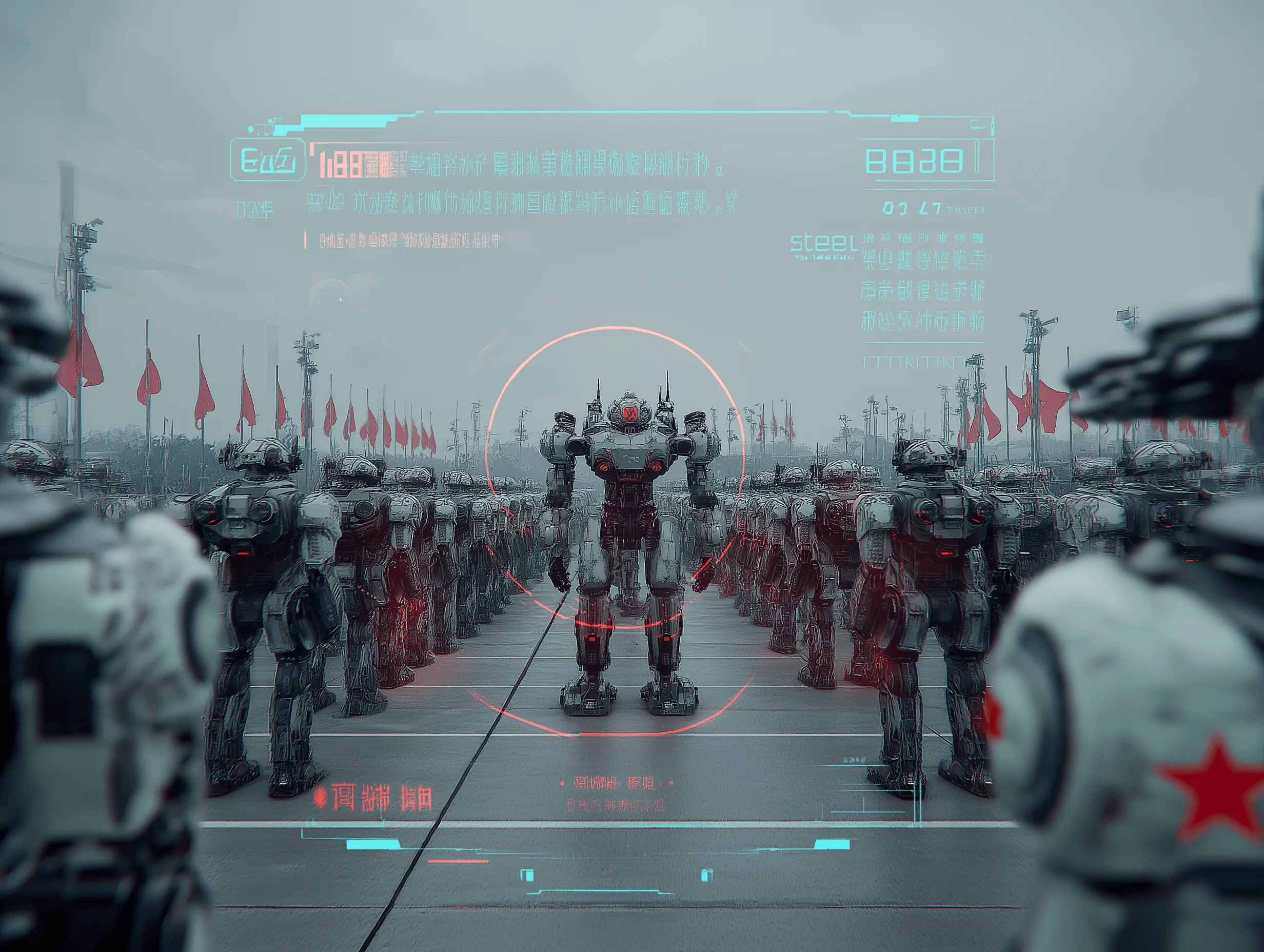 中国人民解放軍、兵士の動きを完全同期するAI格闘ロボットを公開：ロボット技術の軍事転用が加速