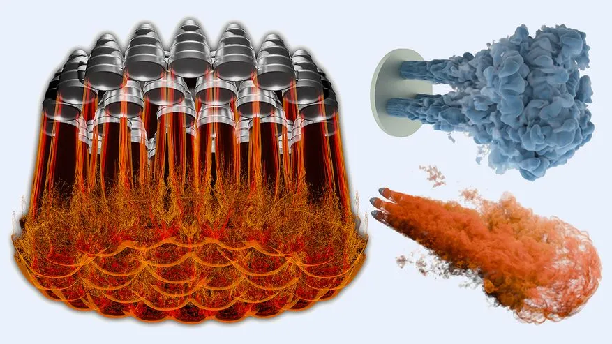 史上最大規模「1000兆の自由度」への到達：スパコン「El Capitan」が解き明かすロケットエンジン排気のカオス