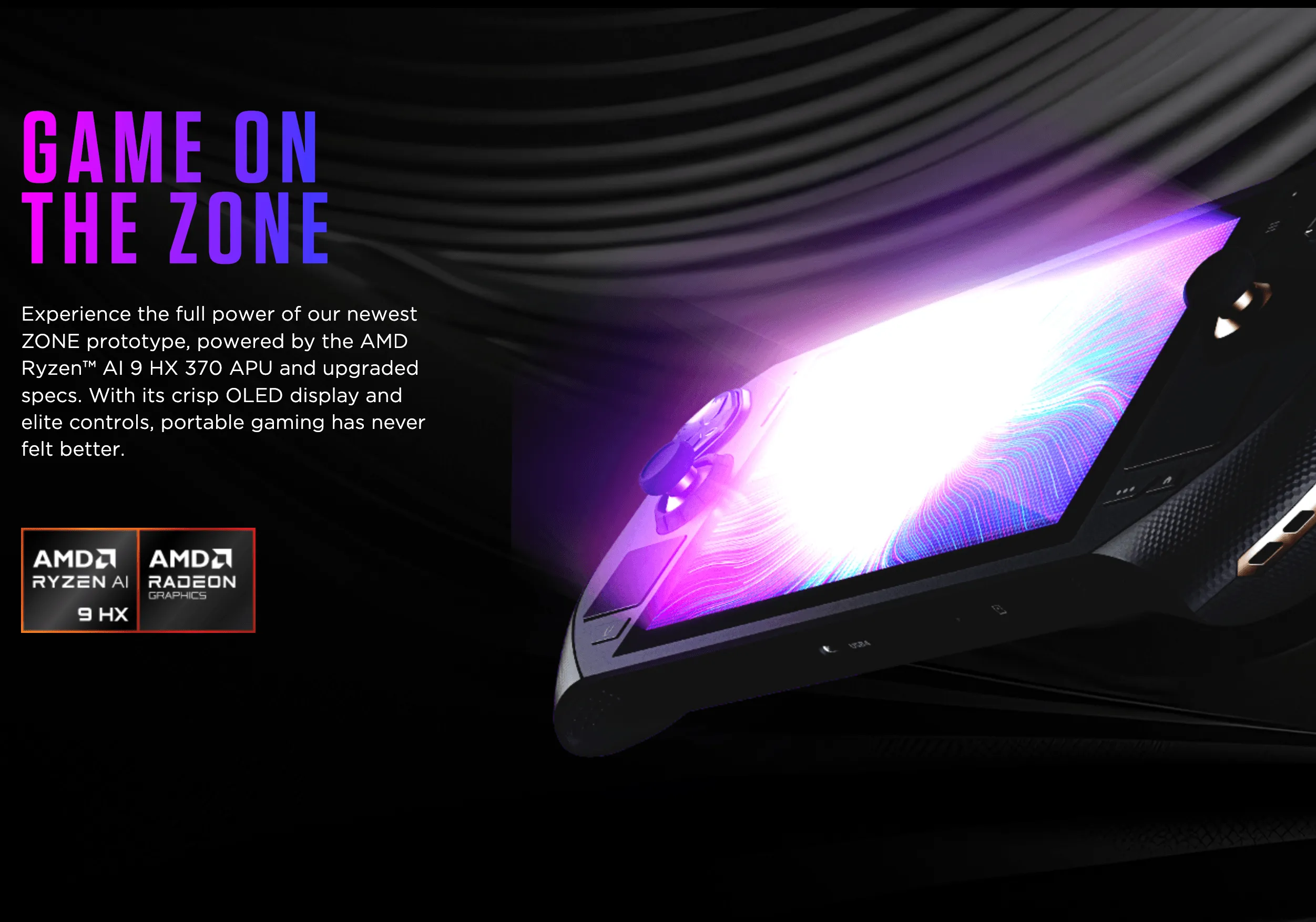 Zotacの次期ポータブルゲーミングPC「Zotac Zone 2」はLinuxベースのOSとRyzen AI 9 HX 370を採用
