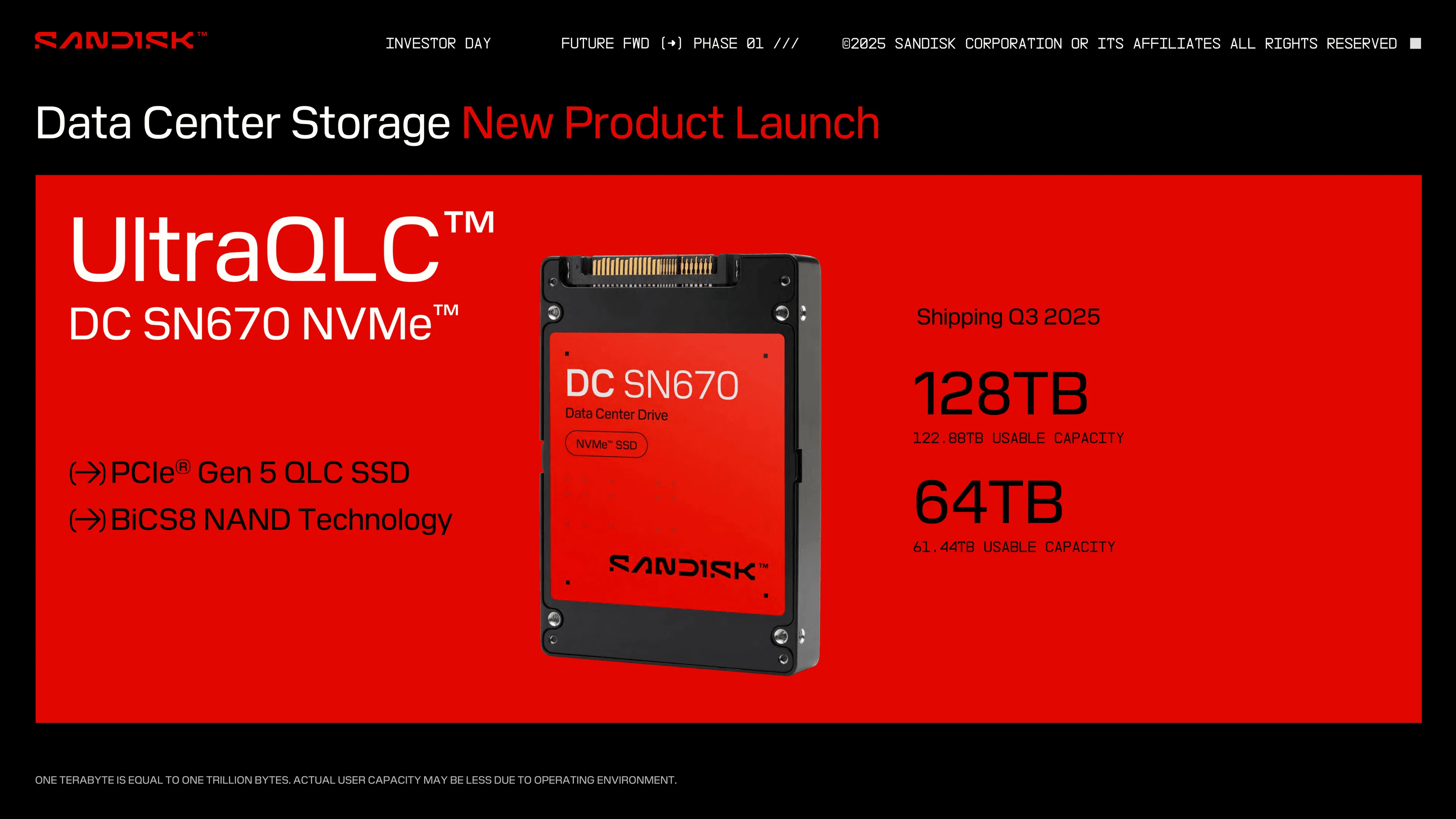 SanDiskが新SSDコントローラ「Stargate」を発表、2027年に512TB SSD