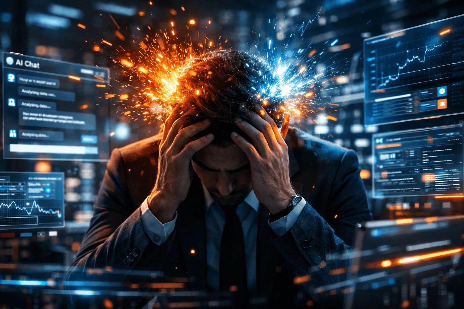 「AI Brain Fry（AI脳疲労）」とは何か？最新研究が明かす、生産性向上の裏に潜む「認知の限界」と燃え尽き症候群との違い