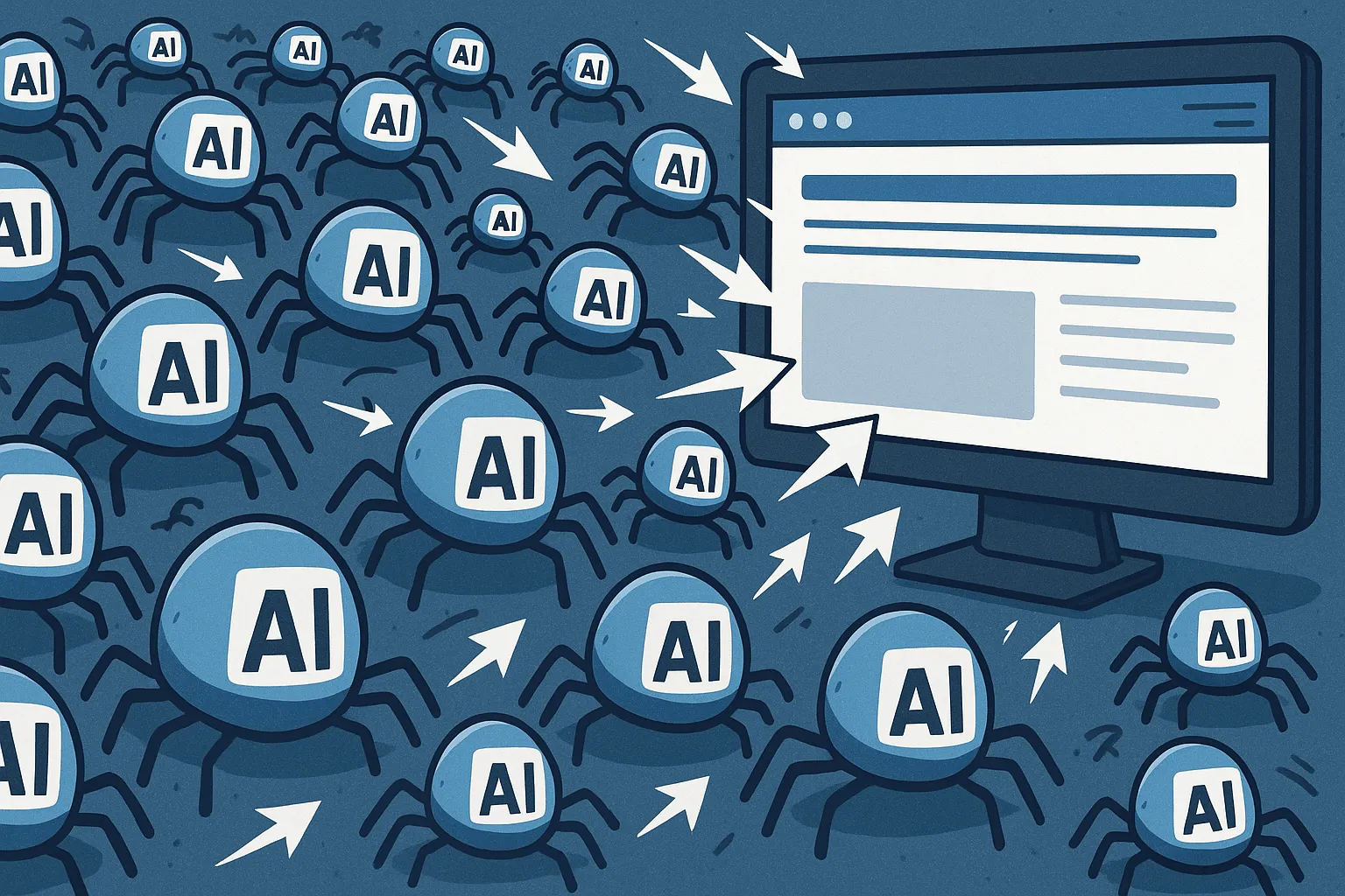 毎分39,000リクエストのAIボットがWebサイトを侵食、Meta・OpenAIが引き起こす新たなWeb経済危機