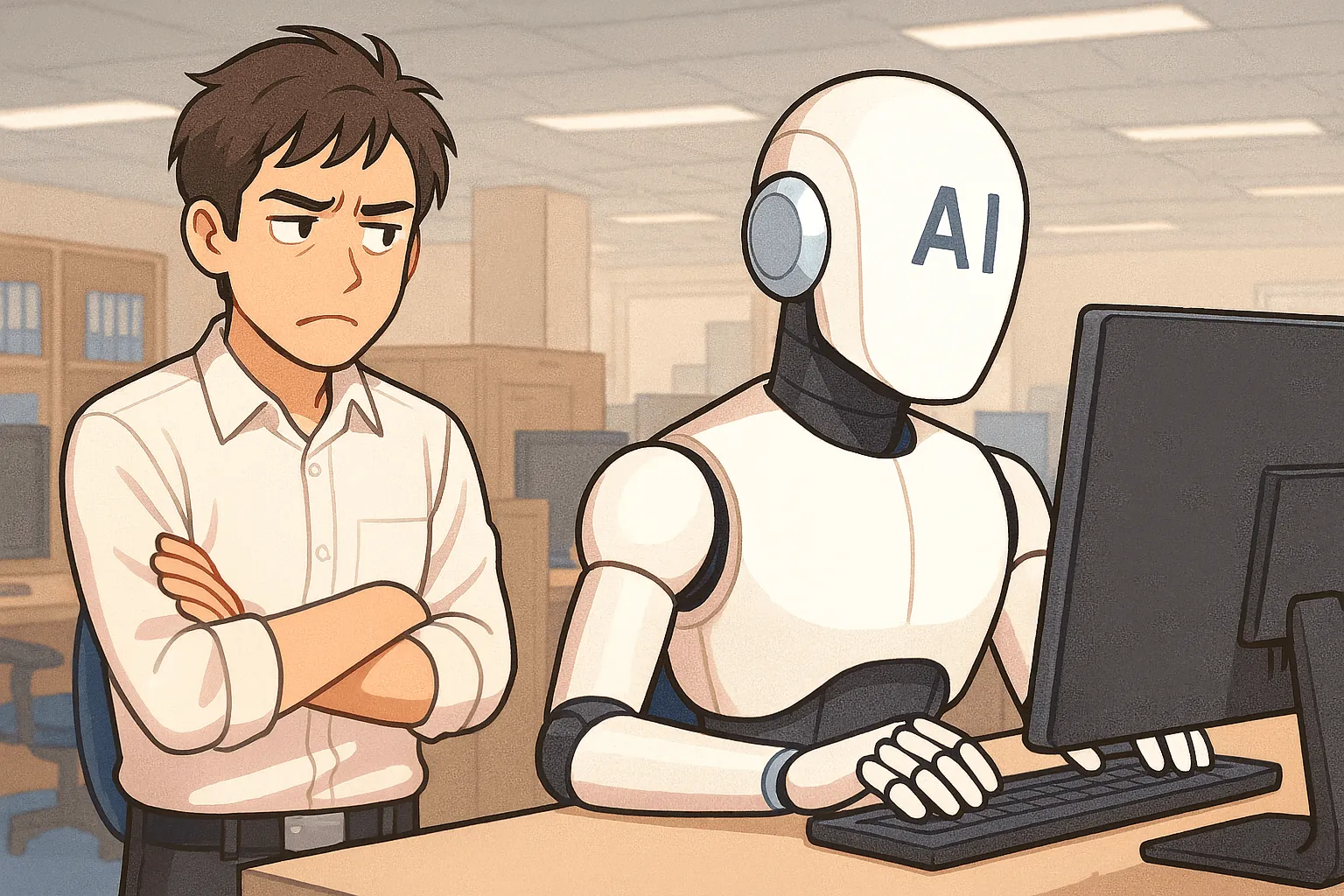 AIが若年層の雇用を「破壊」する？スタンフォード大の衝撃的な研究結果が示すプログラミング職20%減の実態