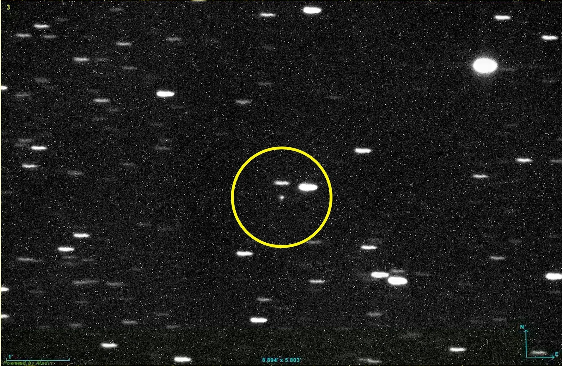 天文学者が太陽系を駆け抜ける恒星間天体を発見