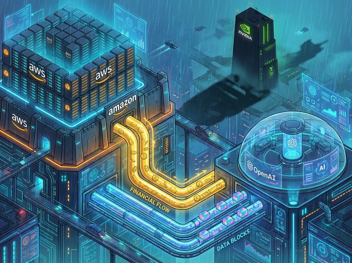 OpenAI、Amazonから100億ドルの巨額調達へ：NVIDIA一強体制を崩す「Trainium」採用と、AIバブルの裏にある「循環取引」の真実
