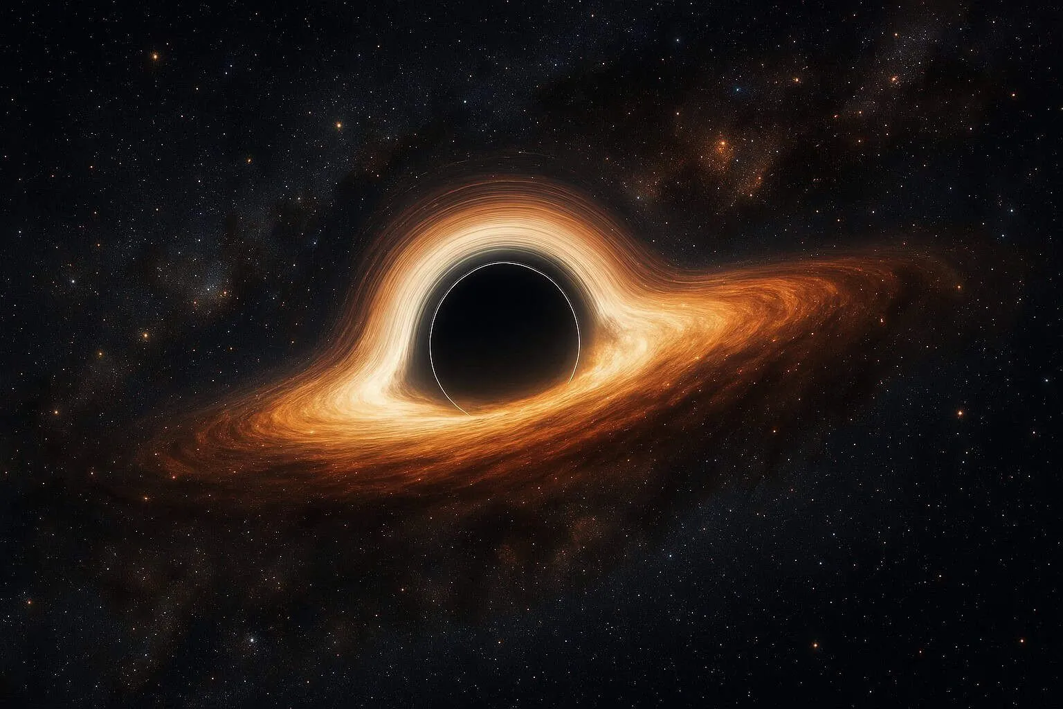 ブラックホールの内部は「超迷路」構造？深淵の微細構造を解き明かす新理論