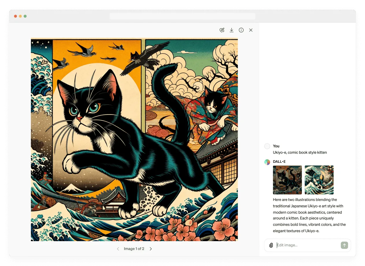 DALL-Eが画像編集機能を獲得、編集ツールでエリアを指定した変更などが可能に