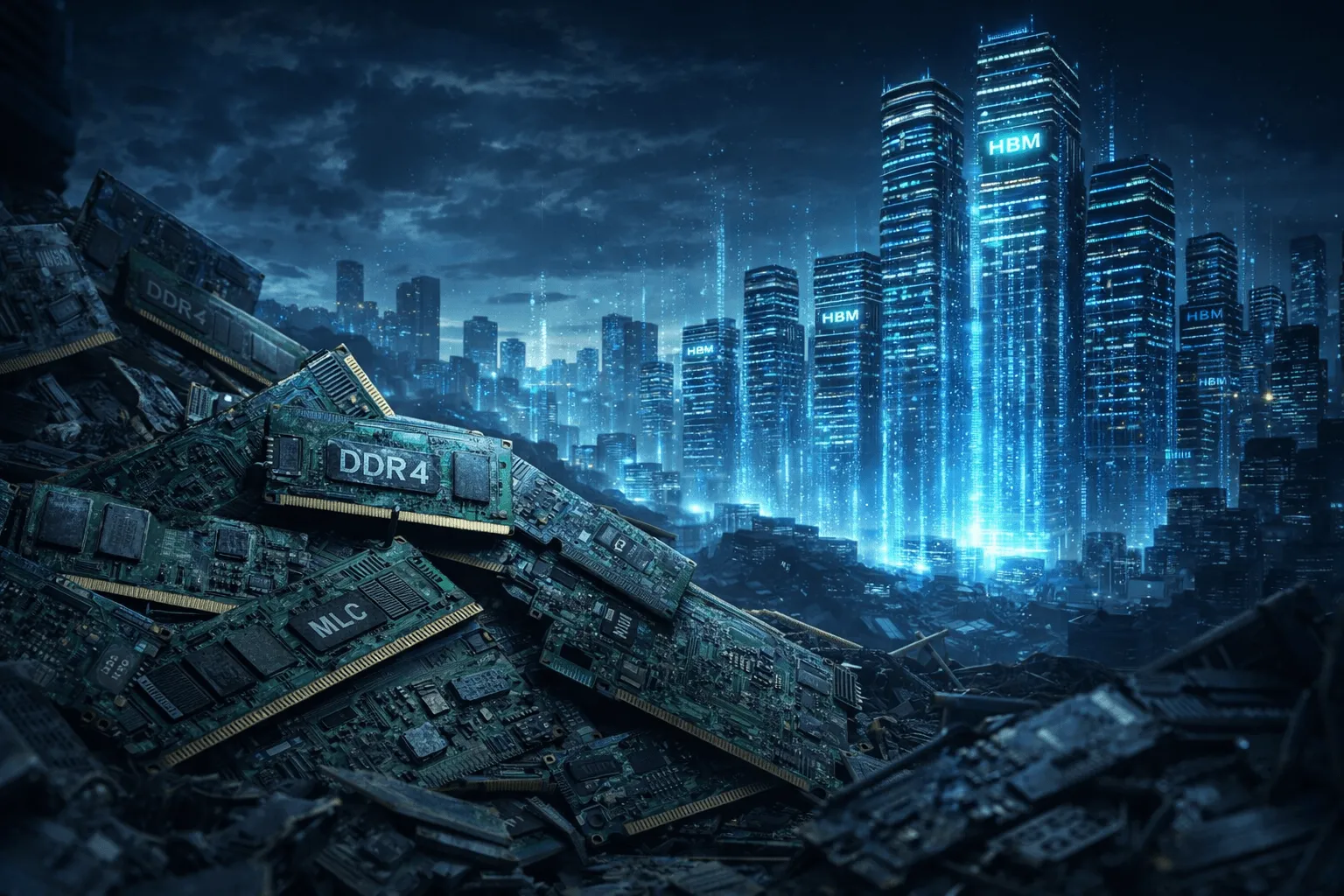 メモリ市場の「大分断」：Samsung、SK hynix、MicronがAI特需の裏で進めるレガシー製品「完全撤退」の全貌と2026年問題