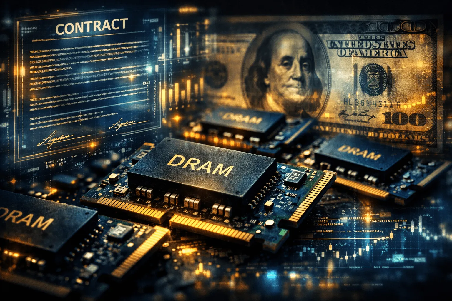 前払い30%・5年契約——ビッグテックがDRAM争奪戦に「降伏」した理由