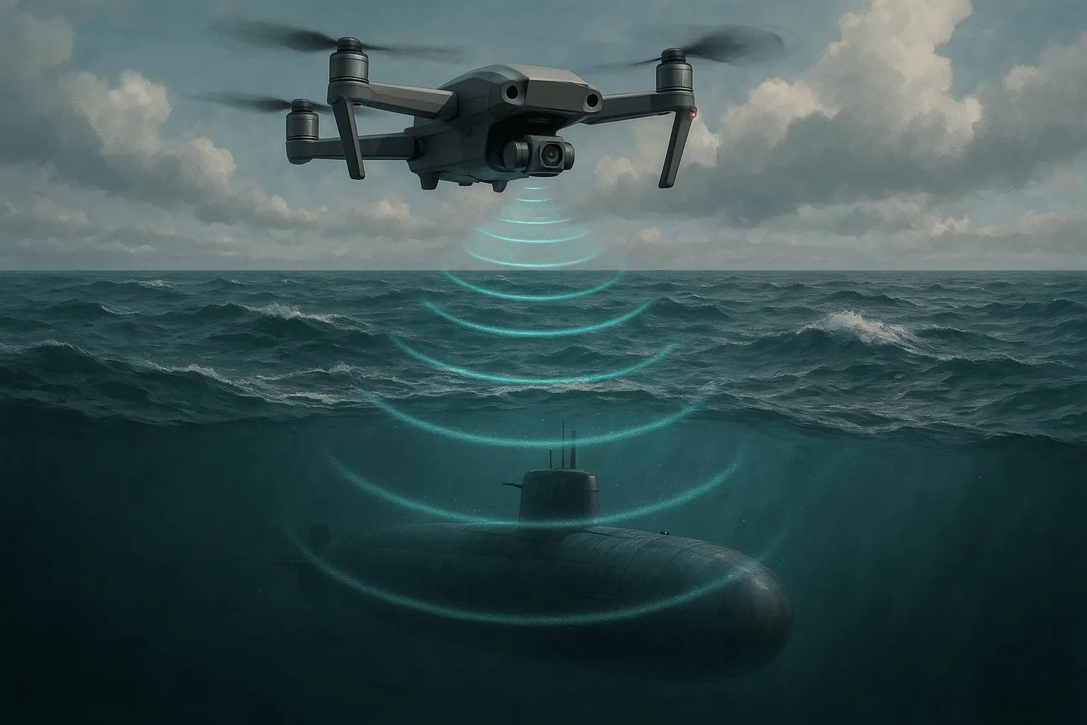 中国の量子センサー搭載ドローン、ステルス潜水艦も探知可能に