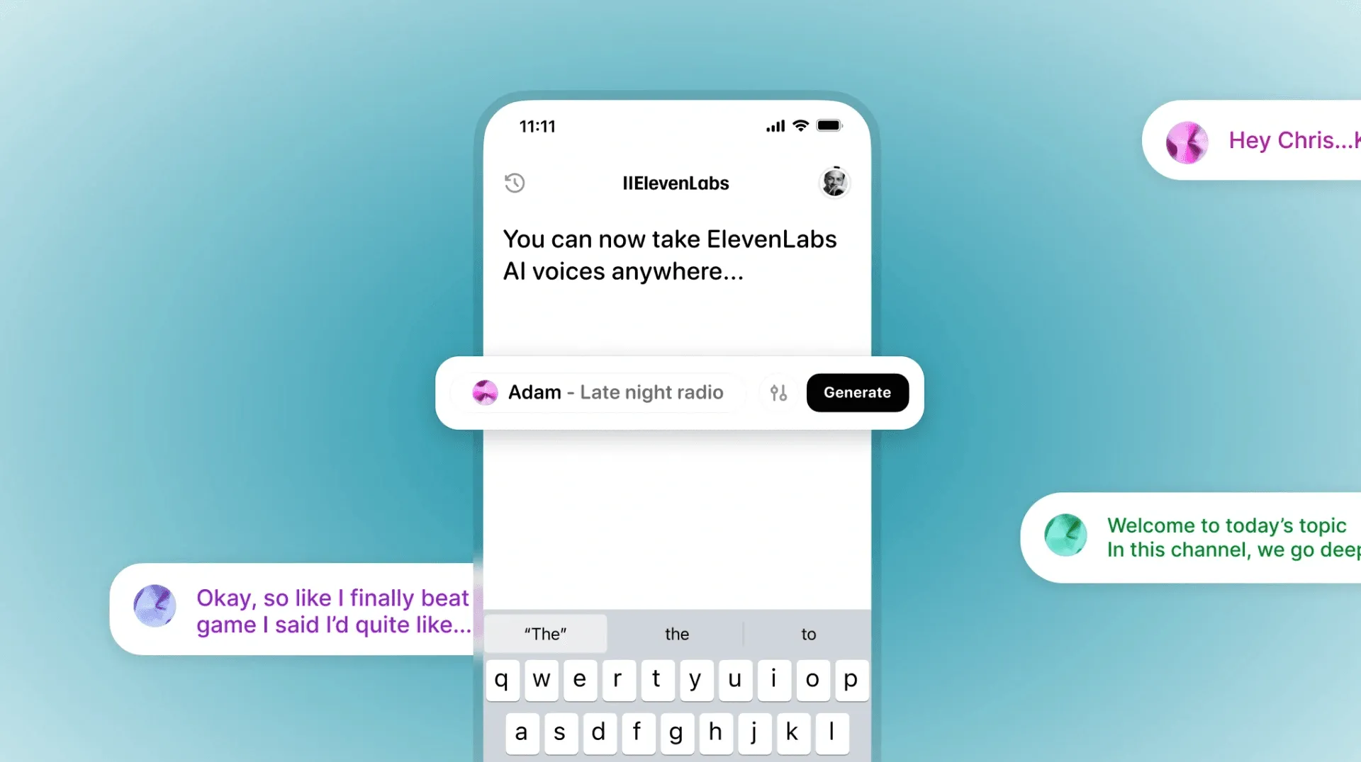 ElevenLabs、音声生成AIモバイルアプリを正式リリース。クリエイターの動画制作を革新する「Eleven v3」搭載