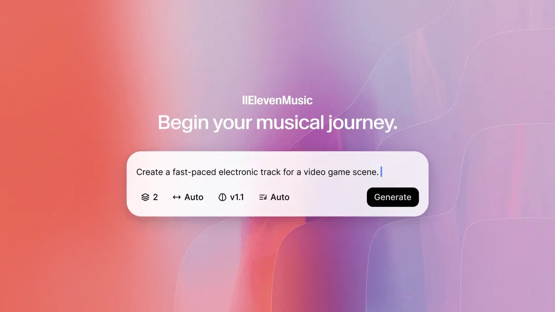 ElevenLabs、商用利用可の音楽生成モデル「Eleven Music」発表：著作権問題に一石投じるか？