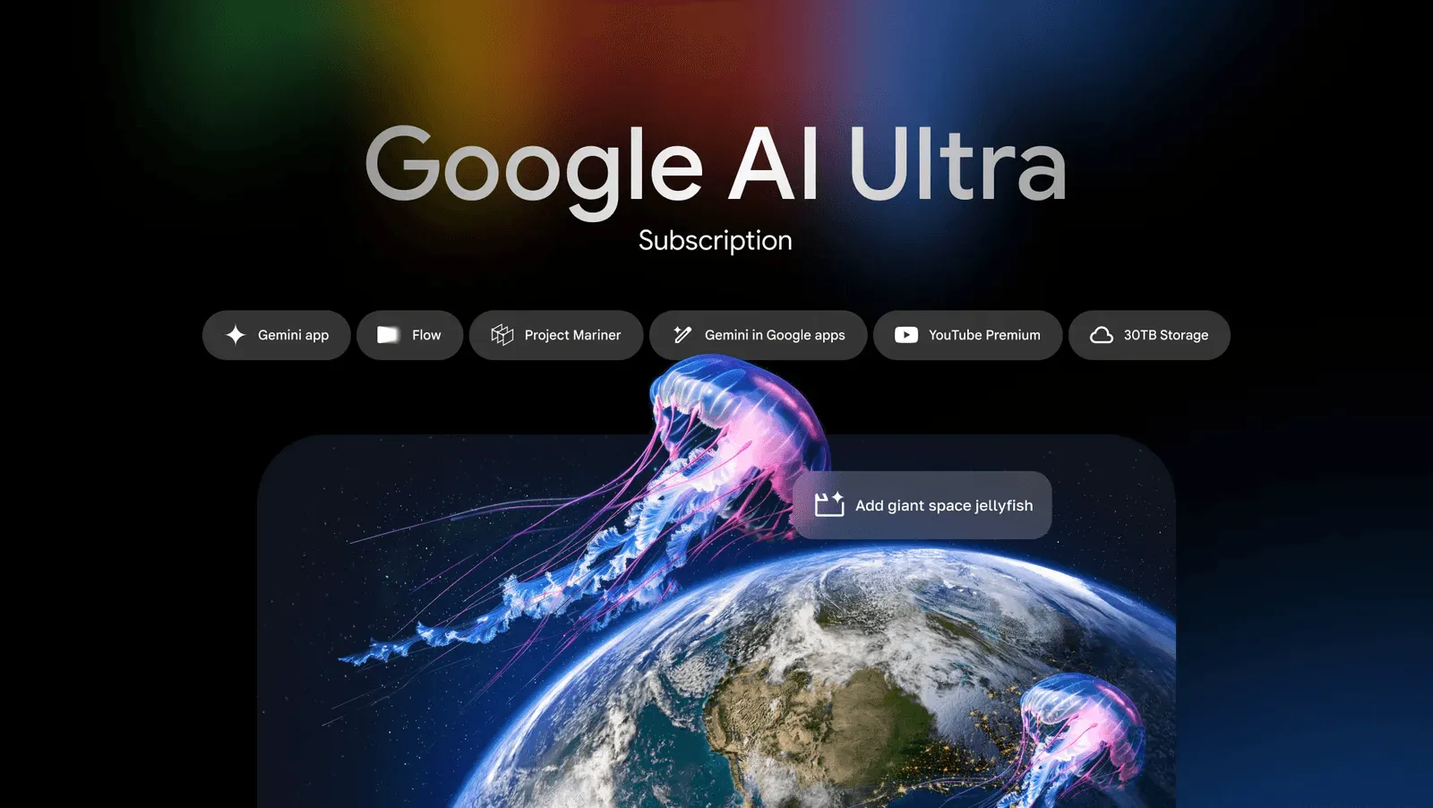 Googleが月額約4万円の「AI Ultra」プランを発表：最高のGemini体験や動画生成、YouTube Premiumや30TBストレージ付帯の豪華プラン
