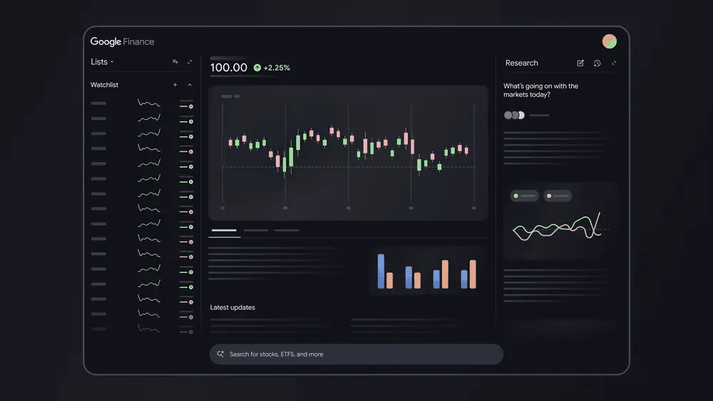 Google Finance、AI機能搭載で大幅刷新：金融情報戦争の覇権を狙う「対話型分析」の真価は