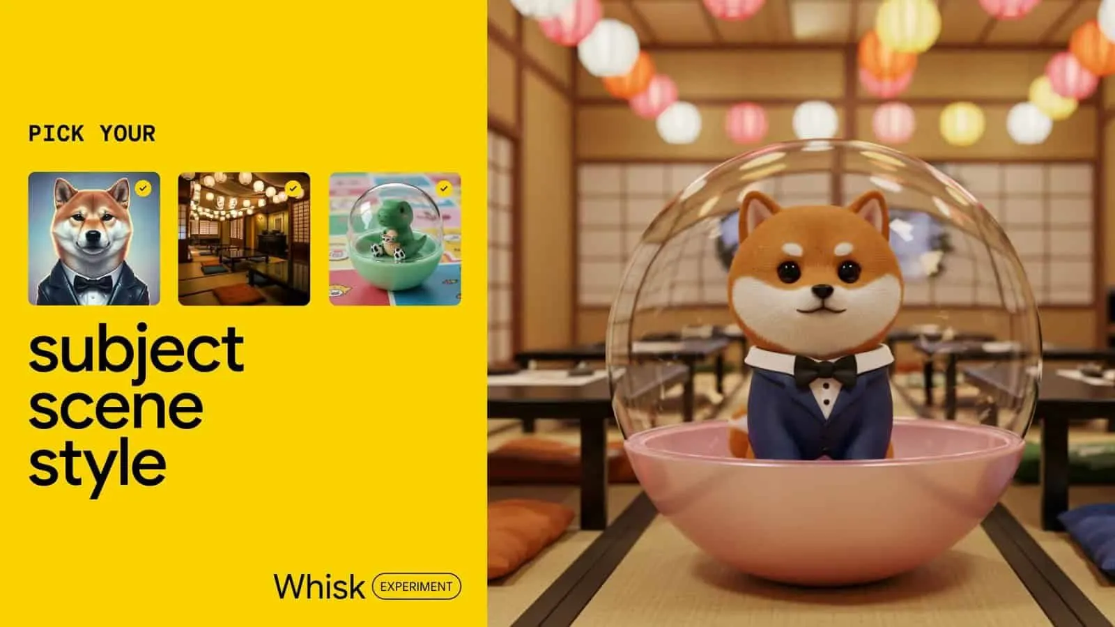 Googleの画像リミックスツール「Whisk」：日本を含む100カ国以上で利用可能に