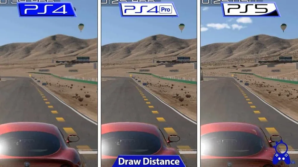 グランツーリスモ7(GT7)のPS4/PS4 Pro/PS5の比較動画が公開 PS5の高画質・高速読込が際立つ結果