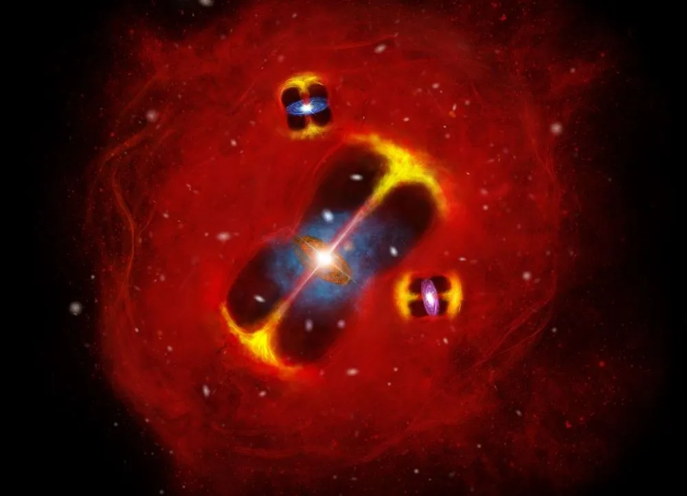 宇宙論の標準モデルに亀裂：ビッグバンから14億年の「初期銀河団」で
