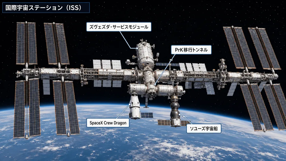 ISS-PrK、Crew Dragon、Soyuz MS-28.webp