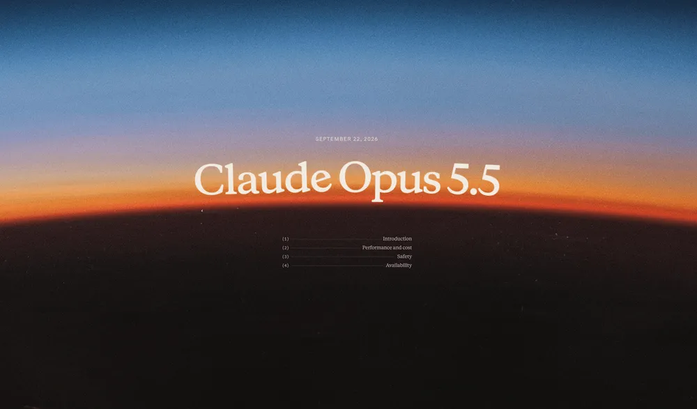 Anthropicが「Claude Opus 5.5」発表、Fable 5.1級の知能と40%のコスト削減を両立