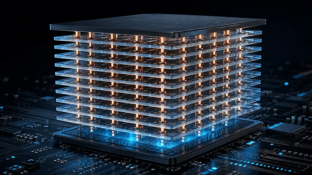 積層型コンピューターチップ