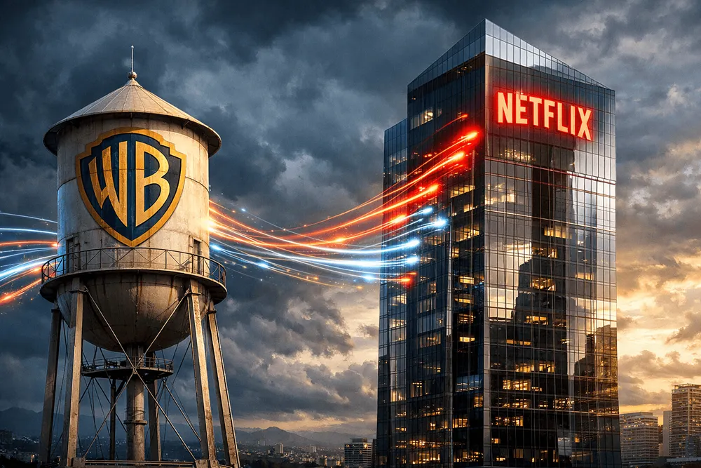 Netflix、ワーナー・ブラザース買収を全額現金化へ変更:その真意とパラマウントへの牽制