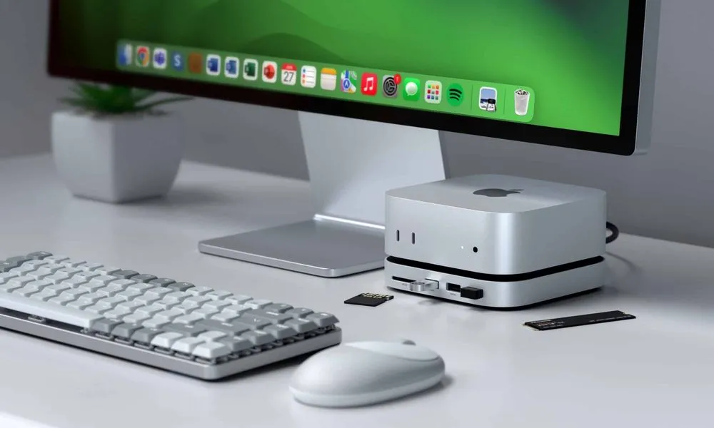 Satechiが新型Mac mini M4向けハブを発表：最大4TB SSDの内蔵が可能で