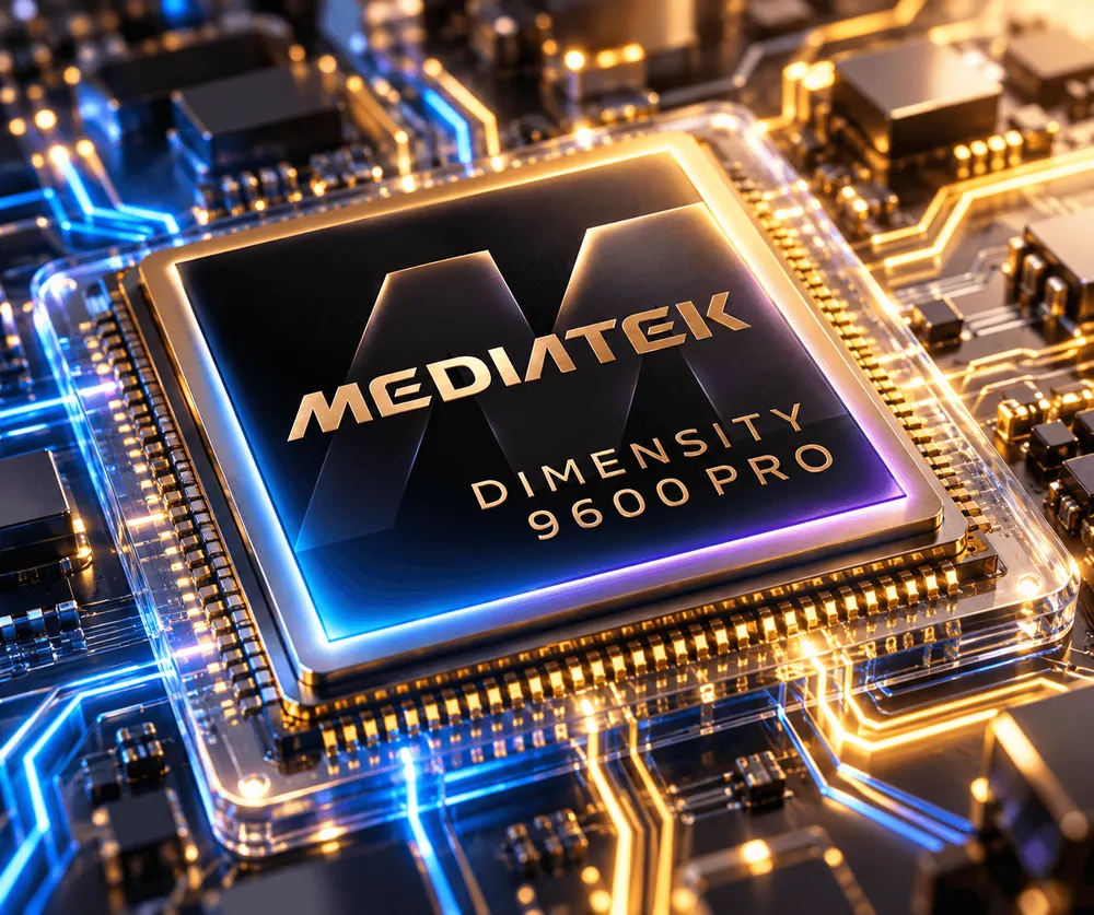 TSMC 2nm採用のDimensity 9600 Pro登場、30B AIオンデバイス実行とLPDDR6対応