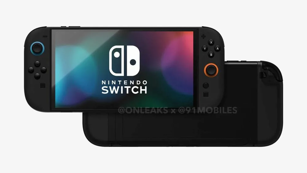 NINTENDO Switch2の絵 Nintendo Switch 2の詳細な設計情報や本体や新型Joy-Conのレンダリング