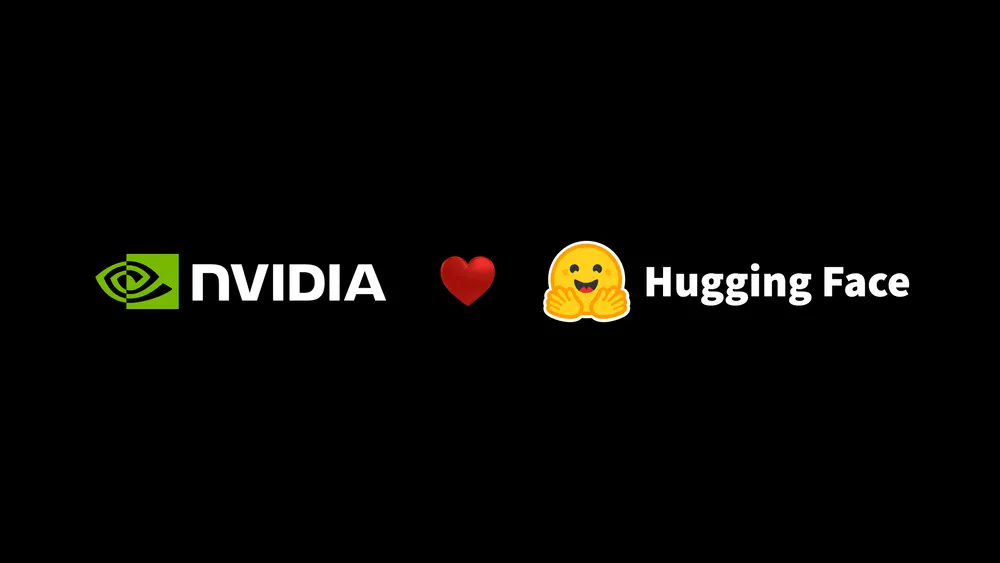 NVIDIAとHugging Faceのロゴ