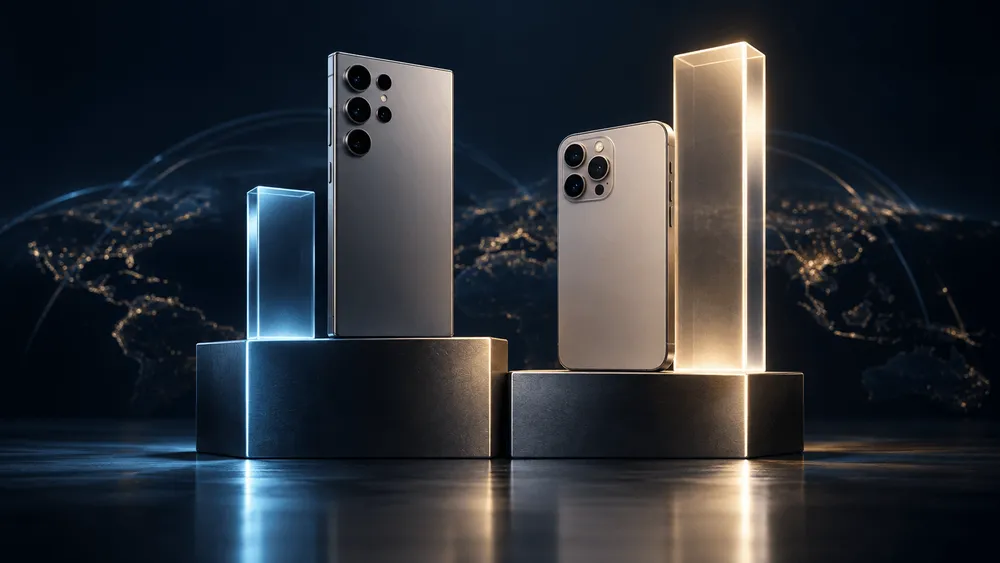 世界スマホ首位はSamsung、売上高ではAppleが約3.1倍という二重構造