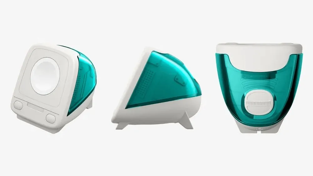 Spigen、伝説のiMac G3をApple Watchスタンドで再現：懐古趣味ではない