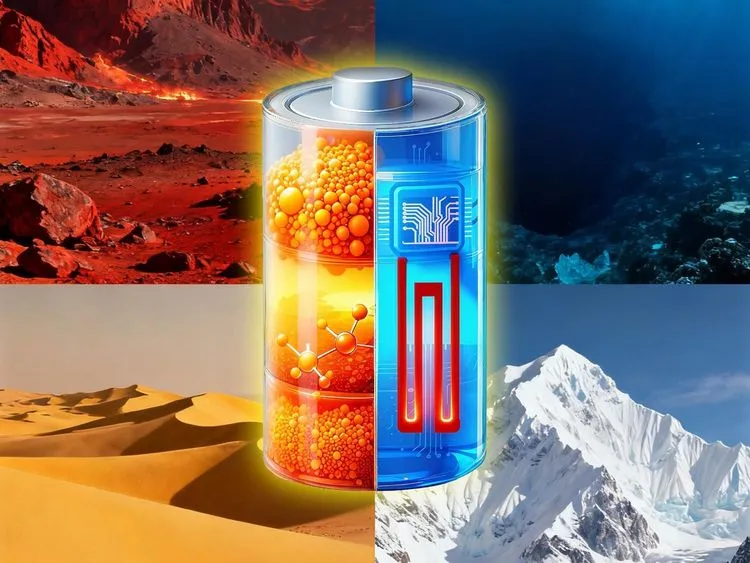 極寒にも酷暑にも対応できる「全気候対応バッテリー」の開発に成功 ：-50℃〜75℃に対応する革新的設計の秘密とは