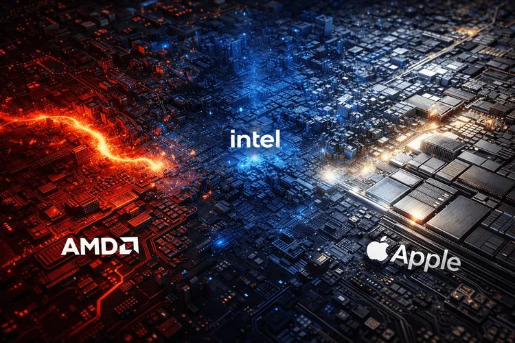 Intel独占の終焉：AppleとAMDがノートPC市場シェアで「各20%」の均衡点へ到達