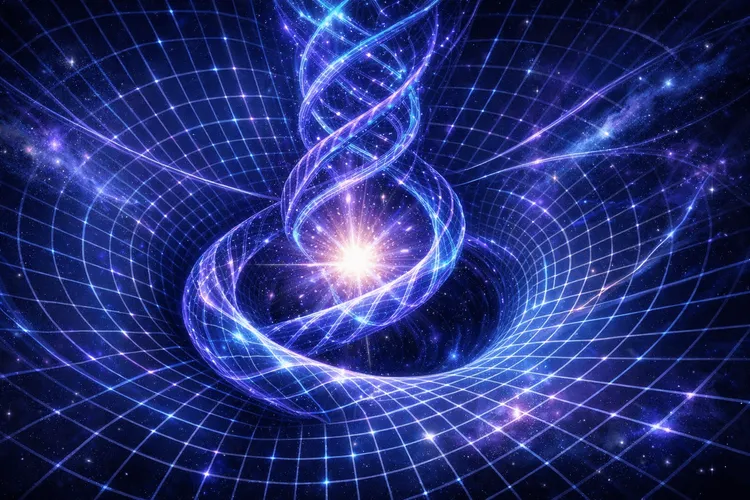 新たな理論はヒッグス粒子ではなく「隠れた次元のねじれ」が物質に重さを与えると示唆している
