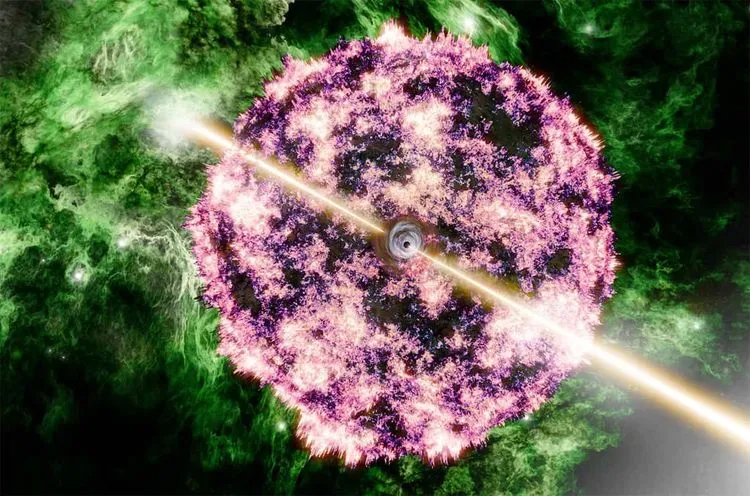 史上最も強力なガンマ線バーストは超新星によって引き起こされたことがJWSTのデータで確認される