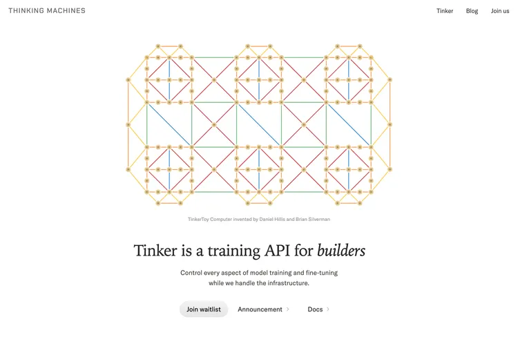 元OpenAI CTOのAIスタートアップ「Thinking Machine Lab」、LLM調整API「Tinker」発表