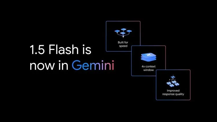 Google、Geminiチャットボット無料版が「Gemini 1.5 Flash」にアップグレードされ応答速度と品質が向上