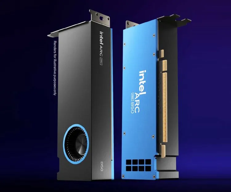 Intel Arc Pro B60/B50を発表：最大24GB VRAM、AI市場に価格破壊か？