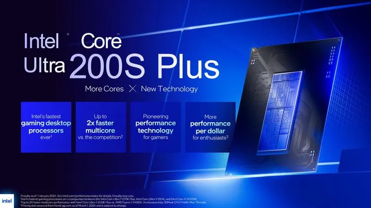 Intelが反転攻勢に出る「Core Ultra 200S Plus」を発表、大幅値下げと異例のバイナリ最適化でゲーミング市場の覇権奪回を狙う
