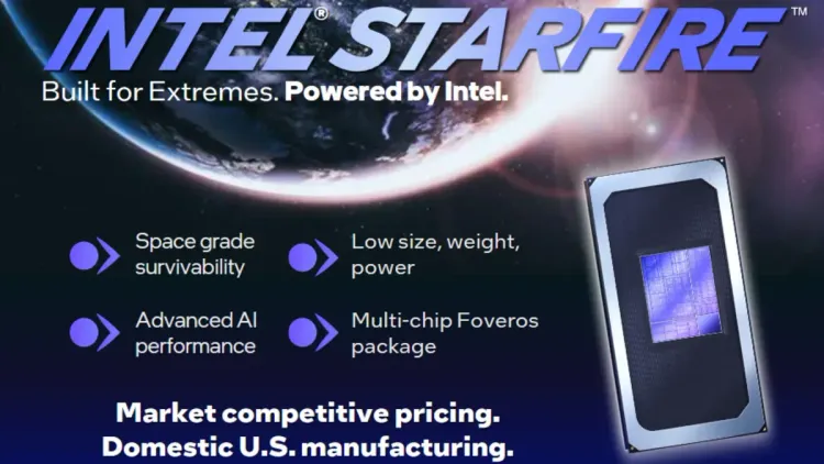 Intel Starfire、宇宙・AI向け高性能CPU