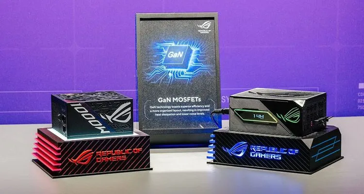ASUSがPC向け電源ユニットに“GaN”半導体を採用、効率性と冷却性の向上が見込まれる