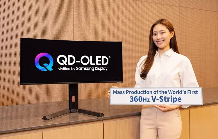 Samsung Display、世界初「360Hz V-Stripe」QD-OLEDの量産を開始：ゲーミングと「文字の鮮明さ」を両立
