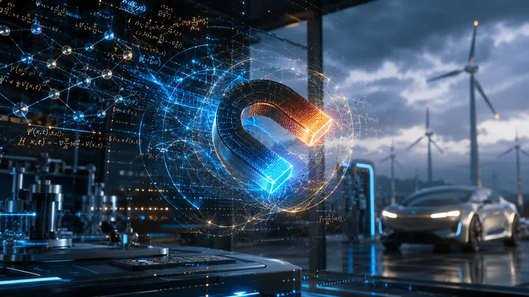 脱レアアース磁石をAIで錬成。米国が進める「量子力学×AI」による次世代永久磁石への挑戦