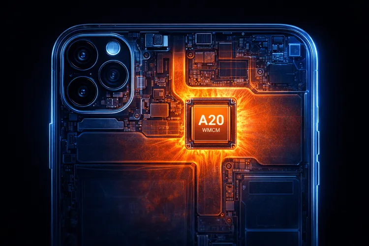 iPhone 18搭載「A20」チップは「WMCM」パッケージング技術により熱効率が向上か