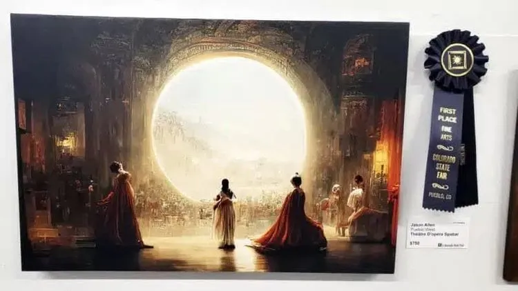 画像生成AI「Midjourney」が生成した画像がアメリカのアートコンテストで優勝 &#8211; 審査員はAIが描いたとは知らなかった模様