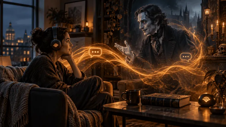 Audible、本の登場人物と会話できるAI機能を発表　『ドラキュラ』のRenfieldがリアルタイムで反応
