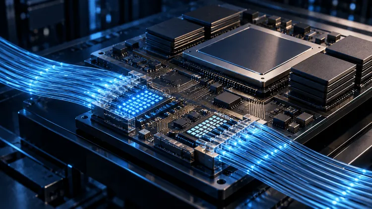 画面の発光技術をAIの通信へ、IntelとAUOの協力報道を光通信とガラス基板から読む