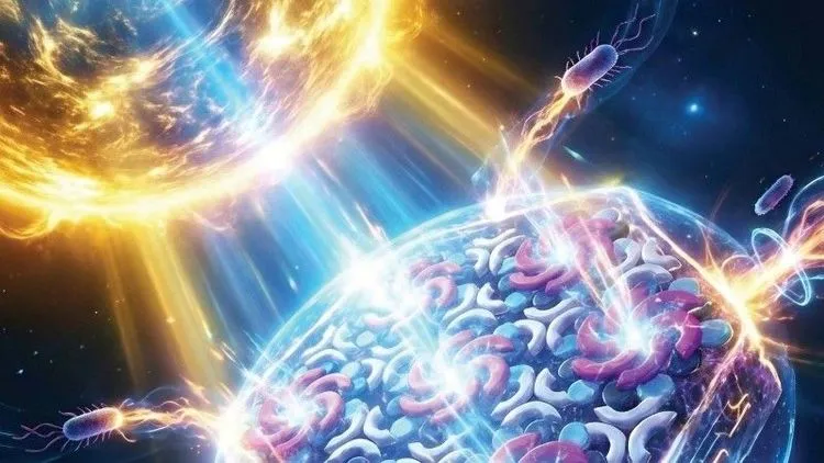 太陽と微生物、エネルギーの衝突