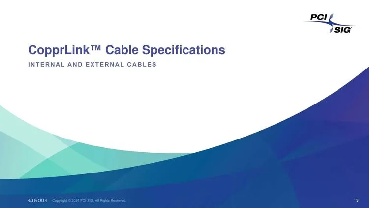 PCI-SIGがPCIe 5.0及び6.0接続規格「CopprLink」の仕様を発表、64GT/sの超高速転送を実現
