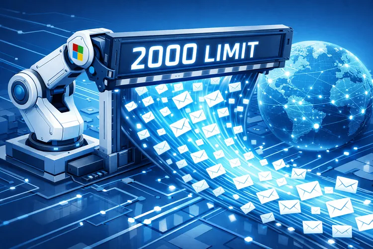 Microsoft、ユーザーの猛反発によりExchange Onlineの「1日2,000件」外部送信制限を完全撤回